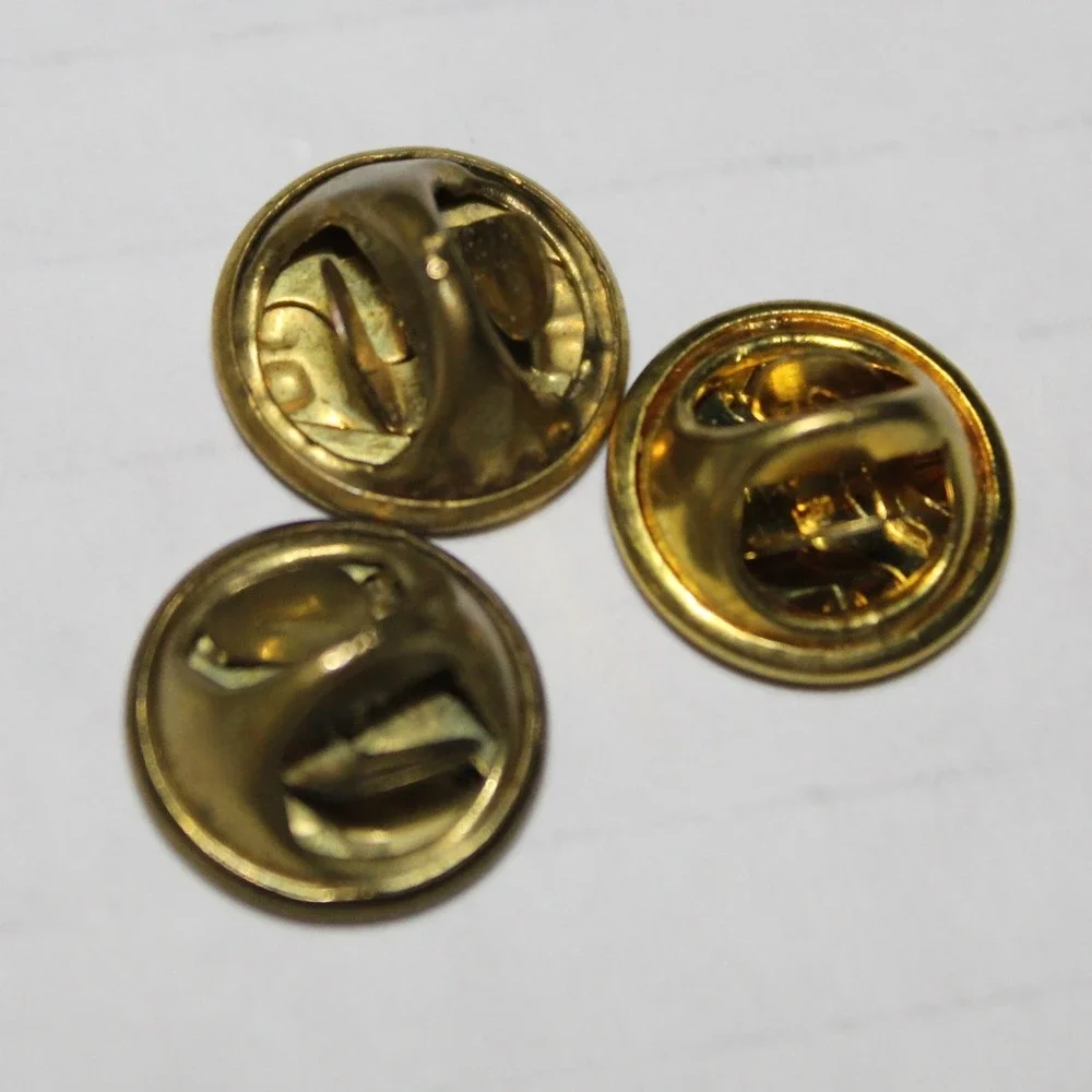 Set of 3 Lapel Pin Sacred Heart Jesus Immaculate Heart Mary Gold Religious OS